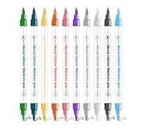 Nail Pens - Double-Ended Markers, Quick-Drying Acrylic Point Liner for Manicure Designs, DIY Nails Art at Home, Salon, Professional Use, Creative Nails Decoration, and