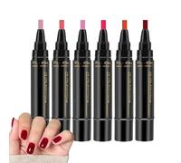 Nail Pens for Girls 6-Piece Long Lasting Quick Dry Beauty Tool
