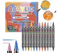 Nail Pens Quick-Drying Double-Tip Long-Lasting