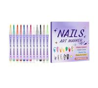Nail Pens Waterproof Professional 12-Piece