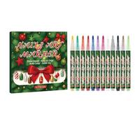 Nail Pens | Waterproof Quick Dry Christmas Liner Art Nail Pens for Girls, Adults, Beginners, Canvas, Crafts, Salon, Home, Party