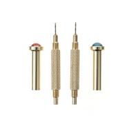 Nail Piercing Tool 2pcs Golden Metal for Tips and Acrylics