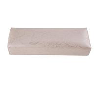 Nail Pillow Hand Rest for Nails, PU Leather Nail Armrest Manicure Hand Pillow Cushion Nail Art Accessories Tool for Nail Tech Use (Silver)