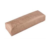 Nail Pillow Hand Rest for Nails, PU Leather Nail Armrest Manicure Hand Pillow Cushion Nail Art Accessories Tool for Nail Tech Use (Golden)