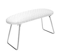 Nail Pillow, Nail Art Hand Pillow Foldable Manicure Hand Holder Wrist Support Nail Rest Cushion Wrist Rest Pad Table Manicure Hand Rest Desk Station for Salon Beauty 29x9.8x16.7cm (White)