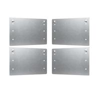 Nail Plate Shield Set - Wooden Stud Protector Protective Metal Plate | Self-Nailing Protection Plates Reinforced Barrier Panel Resistant Structural Safety Cover Plates For Basement Plumbing