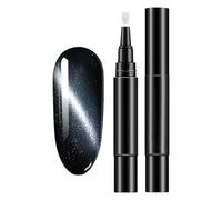 Nail Poilish Pen - 1 Step Gel UV LED Rapid Cure, Precision Drawing Marker For Manicure Pedicure, 12cm Compact Travel Size, Professional Veggan Resin - For Salon Quality Nails & Home DIY