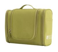 Nail Polish Bag Organiser Waterproof Nylon Travel Organizer Bag Unisex Women Cosmetic Bag Hanging Travel Makeup Bags Washing Toiletry Kits Storage Bags for Nail Kit Supplies(Green)