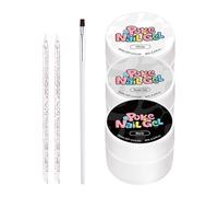 Nail Polish | Black and White Painting Art Glue | Nail Polish Set | for Women Beginners Home Studio Manicure Professional Grooming Personal Care