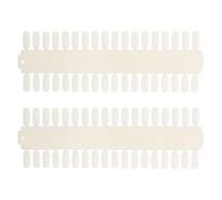 Nail Polish Board 72 Tips Beige Plastic Single Sided 2pcs