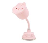 Nail Polish Bottle Holder, Anti Spill Manicure Tool, 360° Rotating Design, Strong Suction Base, Hands-Free Support, 1 Piece, Pink, for Travel, Fashion Girls, Women, Adults, Beauty, 2.36x4.72inches,