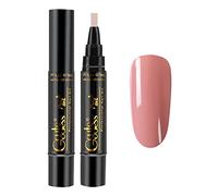 Nail Polish Brush Decorate 36 Colours Step Nail Gel Pen Nail Arts Pencil Nails Gel Oil No and Top Coat Required for Female Girls 5 ml Glitter Butterfly (H, One Size)