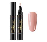 Nail Polish Brush Decorate 36 Colours Step Nail Gel Pen Nail Arts Pencil Nails Gel Oil No and Top Coat Required for Female Girls 5 ml Glitter Butterfly (G, One Size)