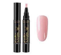 Nail Polish Brush Decorate 36 Colours Step Nail Gel Pen Nail Arts Pencil Nails Gel Oil No and Top Coat Required for Female Girls 5 ml Glitter Butterfly (J, One Size)