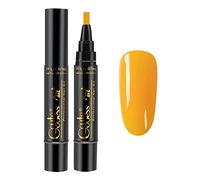 Nail Polish Brush Decorate 36 Colours Step Nail Gel Pen Nail Arts Pencil Nails Gel Oil No and Top Coat Required for Female Girls 5 ml Glitter Butterfly (E, One Size)