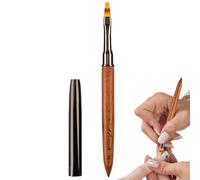 Nail Polish Brush - Nail Fine Liner Brushes,Sandalwood Polish Brush For Thin Details, Fine Drawing, Long Lines, Home Use And Professional Salon