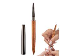 Nail Polish Brush - Tool | Sandalwood Brush For Long Lines, Thin Details, Fine Drawing, Nail Design, Home Use And Professional