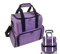 Nail Polish Carrying Case - Nail Kit Bag for Manicure Tools | Holds up to 80 Bottles Manicure Organization Pouch for Women