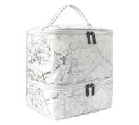 Nail Polish Carrying Case,Nail Organizers Storage Bag with Double Layer Design | Flexible Supplies Organizer, Portable Travel Pouch for Lovers, Families