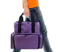 Nail Polish Carrying Case, Nail Polish Organizer Bag, Travel Nail Tech Carching Base with Adjustable Dividers, Travel Holds 80 Bottles Pouch for Organization