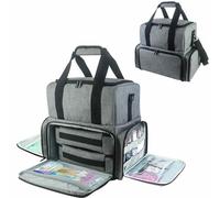 Nail Polish Carrying Case - TEC Double Layer Art Media Techniques Organizers & Storage