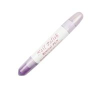 Nail Polish Corrector Pen, Nail Erase Pen Removable Head, Nail Polish Cleaning Manicure Corrector for Manicure Fingernail Home Salon Use,Nail,Foot,Hand and Care (Purple)