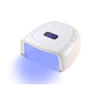 Nail Polish Curing Lamps LED UV Nail Lamp 60W Professional Nail Dryer Rechargeable Nail Lamp Wireless Gel Polish UV Cure Light Cordless Nail UV LED Lamp Manicure Machine Home Salon Use(Blue light)