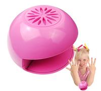 Nail Polish Dryer - Mini Portable Air Drying Manicure Machine, Cute Safe Touch Control Fan Lamp, Quick Tool for Normal Paint Beginners | Compact Home Travel Device for Kids, Fra