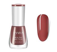 Nail Polish Eco-Friendly Nail Art Polish Gorgeous Glossy Finish Long Lasting Waterproof Easy Peel Off & Quick Dry Water Based Nail Polish 8ml