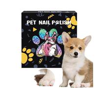 Nail Polish for Dogs | 12-Color Quick Dry Cat Nail Polish for Grooming - Small Animal Grooming Supplies for Daily Travel Party Events Decoration Photo Shots Holiday Birthday