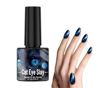 Nail Polish for Nail Gel, Magnetic Gel, Non-Black, Glitter, Gel Glazing, Quick Drying Enamel, Magnetic Enamel with Cat's Eye Effect, Decorative Nail Polish for Christmas Nail Art