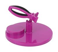 Nail Polish Holder, Nail Polish Bottle Holder Stand Wide Base Prevent Fall Off Nail Gel Fixing Clip Nail Polish Bottle Holder Grip for Manicure (Purple)