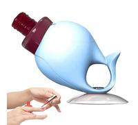 Nail Polish Holder, Nail Polish Organizer | Nail Polish Rack With Open Finger Design | Silicone Portable Bottle Case For Girls Teens Straw Tools