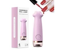 Nail Polish LED Lamp,Rechargeable UV Curing Device 2 Timer Settings | Portable Acrylic Nail Light | for Home Spa Center Beauty Salon Travel Vacation Office Campus Apartment