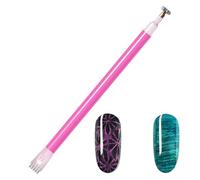 Nail Polish Magnet,3D Cat-Eye Nail Paint Pen - Double Head Magnet Stick Portable Home Manicure Tool for Travel Holiday Girls Women Friends Birthday Hobbyists Wedding Vacation Beginners