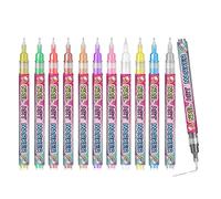 Nail Polish Markers - Fingernail DIY Drawing Pens, Creative Markers for Custom Designs, For Women, Girls, Wife, Girlfriend, Daughter, Holiday, Christmas, Birthday, Party, Home, or Salon Use