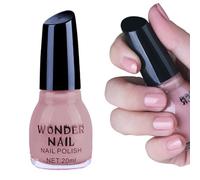 Nail Polish Nude Pink Quick Dry & Long Lasting Nail Varnish Neutral Nail Polish Non-Toxic Water Based Formula Natural Nail Polish for DIY Nail Art Gift, 20ml