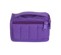 Nail Polish Organiser,Nail Varnish Storage Portable 8 Bottle 5ml 10ml Essential Oil Storage Bag Cotton Carrying Holder Case Travel Nail Polish Organizer Box Bags(Purple)