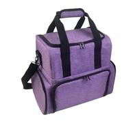 Nail Polish Organizer Bag | Nail Lamp Storage Bag With 2 Removable Pouches - Travel-Friendly Holds 80 Bottles Organization Pouch for School, Apartment, Home
