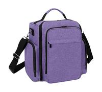 Nail Polish Organizer Bag - Portable Storage Carrying Case, Travel Bag, Durable Pouch, Heavy Duty Compact Container | Premium Case for 48 Bottles Home Salon Beauty Enthusiast Daily Use