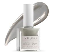Nail Polish Pale Grey Green Crocodile Smile 8ml Vegan Nail Varnish - Classic Look Finish, Quick Drying Long Lasting Chip Resistant Manicure, Low Chemical Formula, PETA & Halal Certified, NailKind