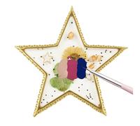 Nail Polish Palette - Gel Colours Display for Nails with Display - Resin Tray with Gold Edge for Beauticians Manicure Home Salon Beauty Practice Gel Polish