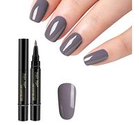 Nail Polish Pen Refillable 5ml 3 Nail Pc Step To Pen 1 Painting Step Use Gel 1 One Gel In Nail Varnish Nail Art Nail Kits under 5 Dollars (G, One Size)