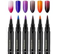 Nail Polish Pens, 3 in 1 Quick Dry Gel Polish Pens, Quick Dry, Salon-Quality Long-Lasting Manicure for Travel, Home DIY & On-the-Go Use (H)