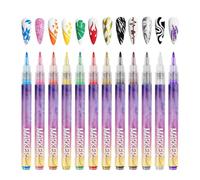 Nail Polish Pens,Fine Tip Long-Lasting Manicure Tools,Doodle Markers Fingernail Paint Pens | for Drawing Painting Dotting Women Girls Kids Teens Adults Beginners