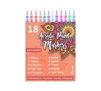 Nail Polish Pens - Long-Lasting Quick-Drying Fine Tip, Gel Drawing and Dotting Pens for Kids, Teens, Adults, Portable Beauty Accessory for DIY Design, Painting, Crafts, and Beginner-Friendly