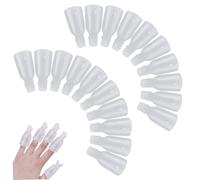 Nail Polish Remover Clips 20PCS Nail Soak off Clips, 2x0.8 Inch Polish Remover, Reusable, Easy to Use Gel for Women Girl