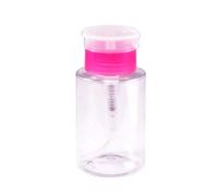 Nail Polish Remover Dispenser Empty Clear Push Down Bottle Plastic Pump Liquid Container Rosy 180ml, Décoration de jardin