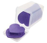 Nail Polish Remover Wipes Purple 200 Sheets Heart Shaped Cotton | Container Box Included, Super Absorbent, Softer Surface, Comfortable Feel, Safe to Use on Go for Manicure