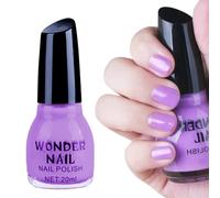 Nail Polish Taro Purple Quick Dry & Long Lasting Nail Varnish Neutral Nail Polish Non-Toxic Water Based Formula Natural Nail Polish for DIY Nail Art Gift, 20ml